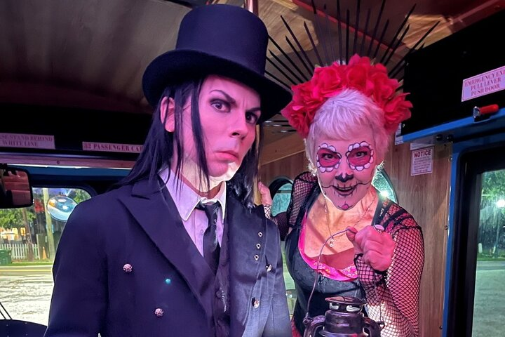 Our ghost guides regale listeners with tales of murder and mayhem!